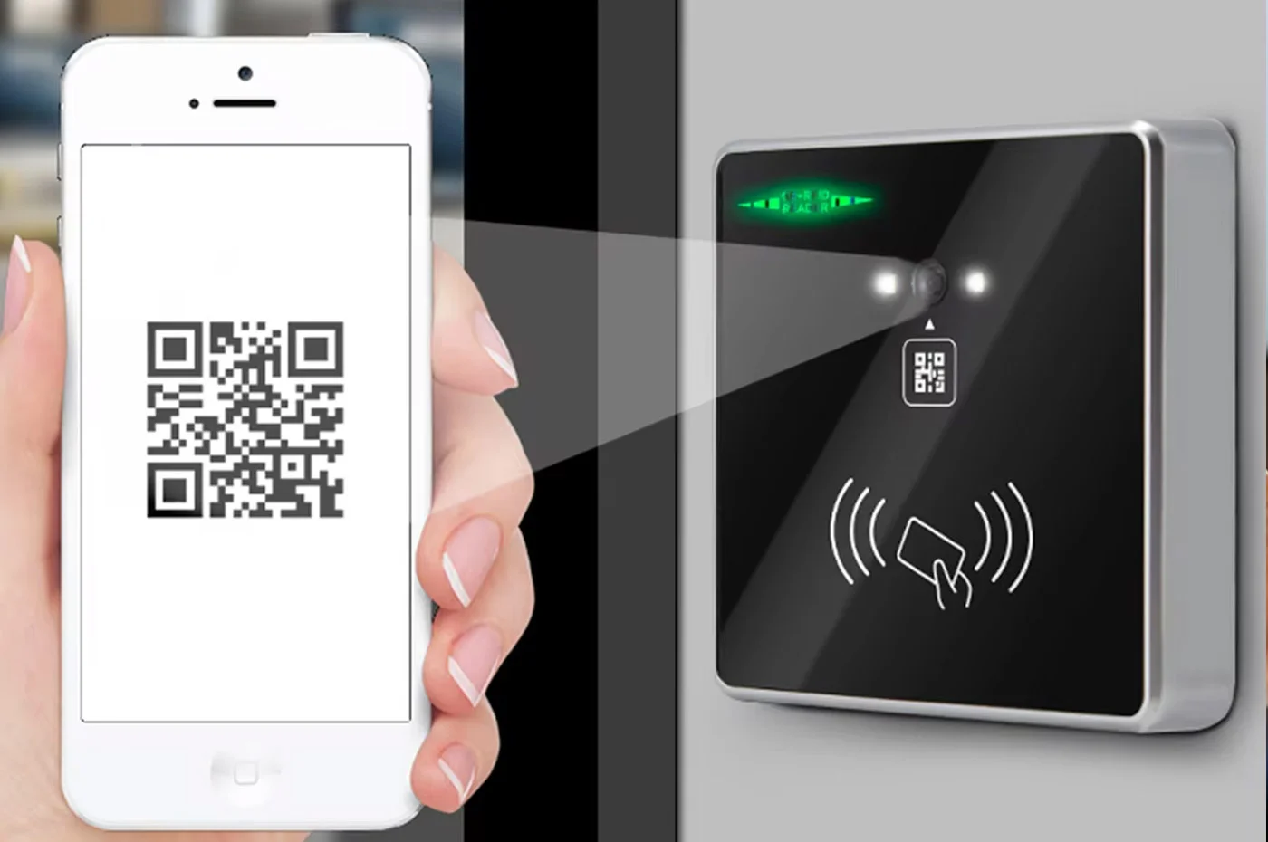 Contactless QR Code Entry