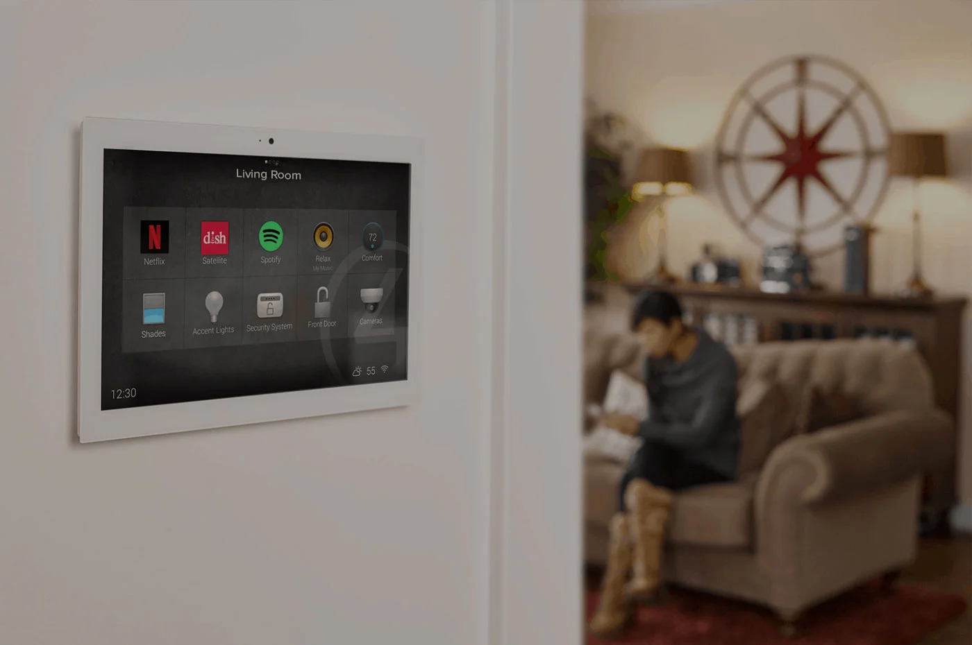 Complete Home Control through Touch Panel or Tablets