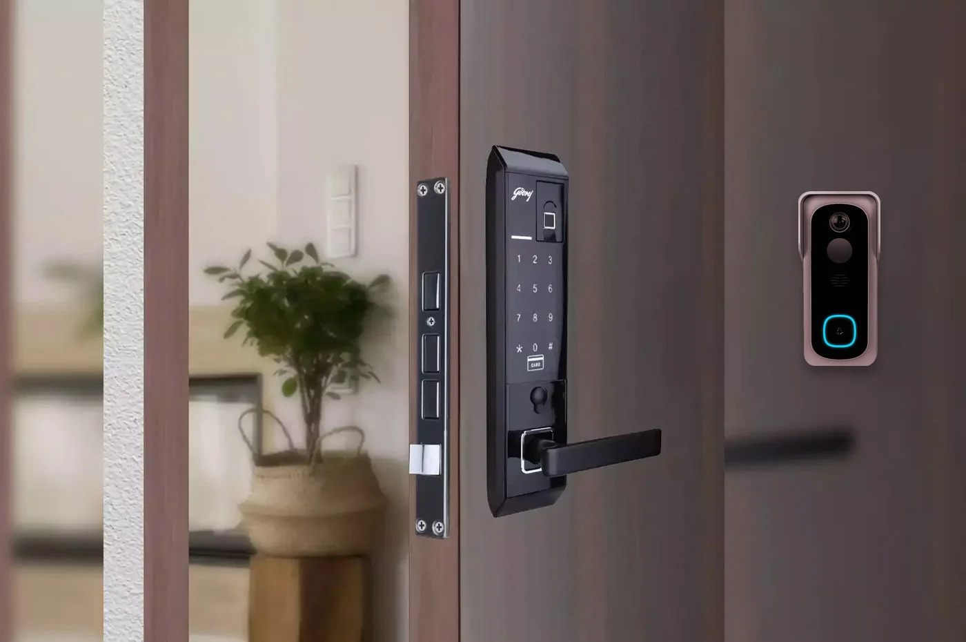 VDP (Video Door Phone) Bell & Digital Door Lock